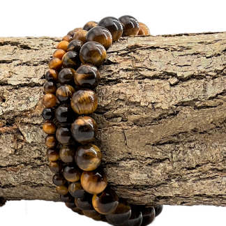 Bracelet Oeil de Tigre 8mm Qualité Extra